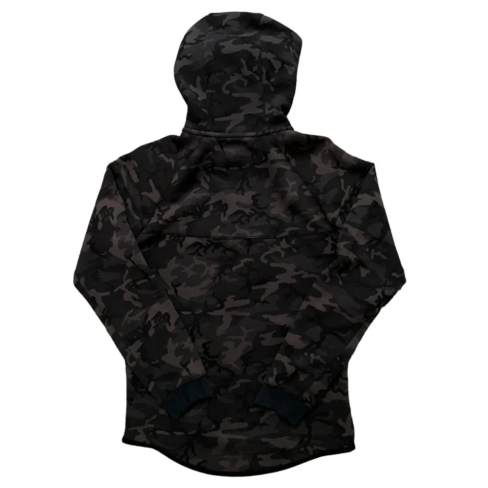 Nike Jacket Mens Size S Tech Fleece Windrunner Full-Zip Green Camo 694004-233